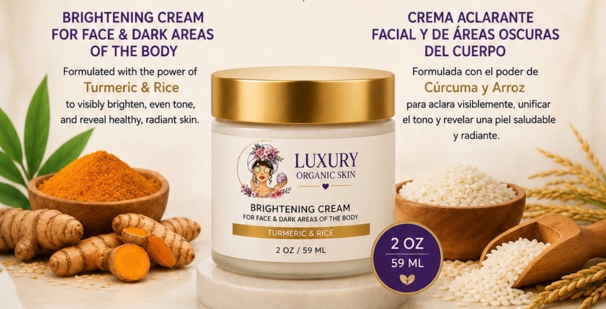 Brightening Cream for Face & Dark Areas of the Body